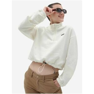 Krémová dámska crop top mikina VANS vyobraziť