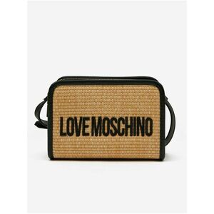 Svetlo hnedá dámska crossbody kabelka Love Moschino vyobraziť