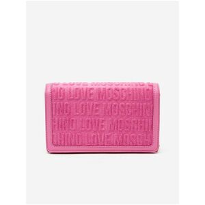 Ružová dámska crossbody kabelka Love Moschino vyobraziť