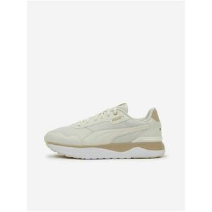 Krémové dievčenské tenisky Puma R78 Voyage vyobraziť