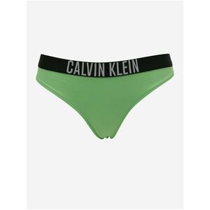 Zelený dámsky spodný diel plaviek Calvin Klein Underwear Intense Power vyobraziť