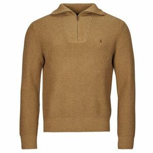 Svetre Polo Ralph Lauren PULL 1/2 ZIP EN LAINE MELANGE vyobraziť