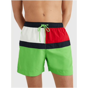 Světle zelené pánské vzorované plavky Tommy Hilfiger Underwear vyobraziť