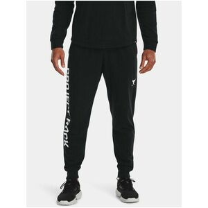 Čierne pánske tepláky Under Armour Project Rock Terry Jogger vyobraziť