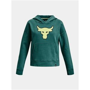 Zelená dievčenská mikina Under Armour Project Rock Brhma Bull Fleece HD vyobraziť