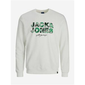 Biela chlapčenská mikina Jack & Jones Tulum vyobraziť