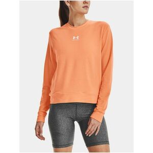 Tričká s dlhým rukávom pre ženy Under Armour - oranžová vyobraziť