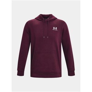 Vínová mikina Under Armour UA Essential Fleece Hoodie vyobraziť