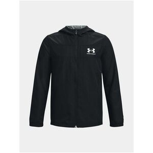 Čierna športová bunda Under Armour UA Sportstyle Windbreaker vyobraziť