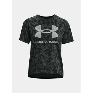 Tričko Under Armour UA LOGO AOP HEAVYWEIGHT SS-BLK vyobraziť