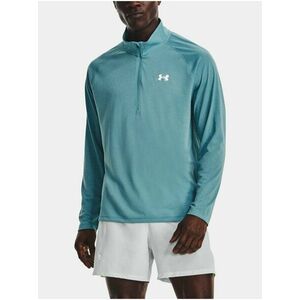 Tričko Under Armour UA STREAKER HALF ZIP-BLU vyobraziť