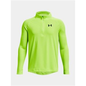 Neónovo zelené športové tričko Under Armour UA Tech 2.0 1/2 Zip vyobraziť