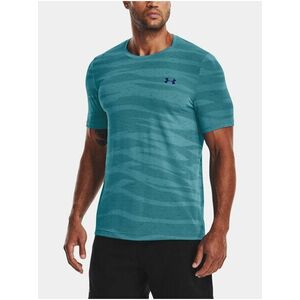 Tričko Under Armour UA Seamless Wave SS-BLU vyobraziť