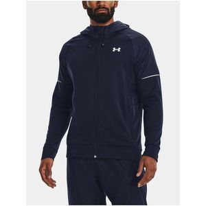 Tmavomodrá športová mikina Under Armour UA AF Storm FZ Hoodie vyobraziť