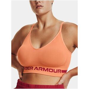 Marhuľová športová podprsenka Under Armour UA Seamless Low Long Bra vyobraziť