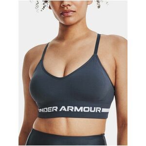 Tmavosivá športová podprsenka Under Armour UA Seamless Low Long Bra vyobraziť