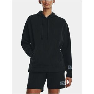 Čierna pánska mikina s kapucňou Under Armour UA Summit Knit Hoodie-BLK vyobraziť