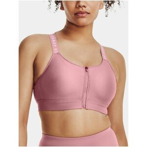 Podprsenka Under Armour UA Infinity High Bra Zip-PNK vyobraziť