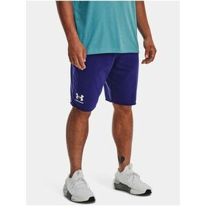 Tmavomodré športové kraťasy Under Armour UA RIVAL TERRY SHORT vyobraziť