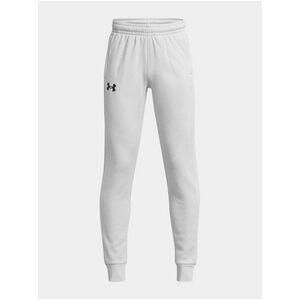 Svetlošedé chapčenské tepláky Under Armour UA Armour Fleece Joggers vyobraziť