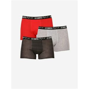 Boxerky pre mužov Lee Cooper - čierna, sivá, červená vyobraziť