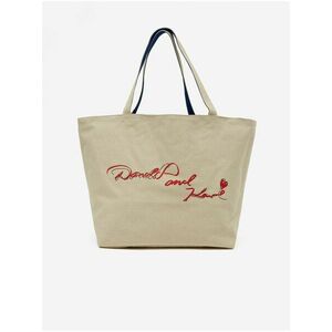 Modro-béžový dámsky vzorovaný shopper KARL LAGERFELD Disney vyobraziť