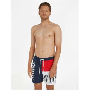 Plavky pre mužov Tommy Hilfiger Underwear - tmavomodrá, červená, biela vyobraziť