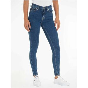 Skinny fit pre ženy Tommy Jeans - modrá vyobraziť