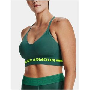 Tmavozelená športová podprsenka Under Armour UA Seamless Low Long Bra vyobraziť