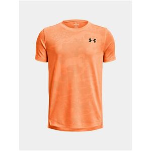 Oranžové chlapčenské tričko Under Armour UA Tech Vent Jacquard SS vyobraziť