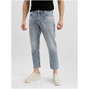 Svetlomodré pánske straight fit džínsy Calvin Klein Jeans Dad Jean vyobraziť