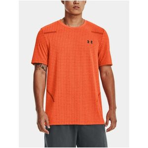 Oranžové športové tričko Under Armour UA Seamless Grid vyobraziť