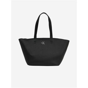 Čierny dámsky shopper Calvin Klein Jeans Minimal Monogram vyobraziť