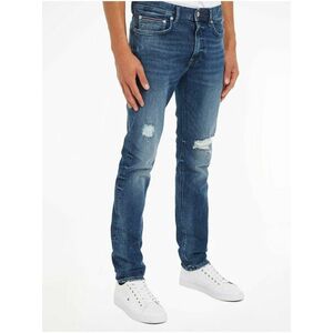 Modré pánske slim fit džínsy Tommy Hilfiger vyobraziť