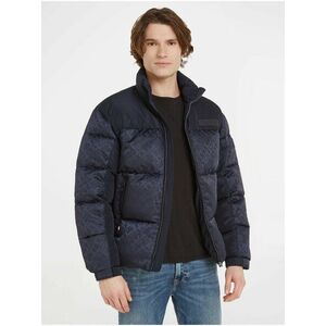 Tmavomodrá pánska zimná prešívaná bunda Tommy Hilfiger New York Monogram Puffer Jacket vyobraziť