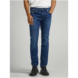 Modré pánske slim fit džínsy Pepe Jeans Finsbury vyobraziť