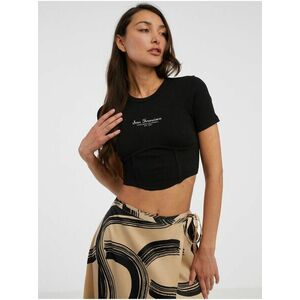 Čierny dámsky crop top ONLY Lola vyobraziť