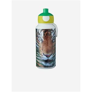 Biela detská fľaša s motívom tigra Mepal Animal Planet Tiger 400 ml vyobraziť