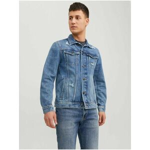 Modrá pánska džínsová bunda Jack & Jones Jean vyobraziť