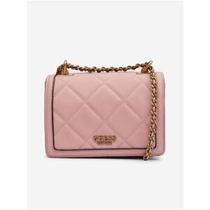 Ružová dámska crossbody kabelka Guess Abey Convertible Xbody Flap vyobraziť