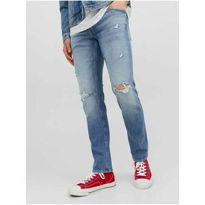 Svetlomodré pánske slim fit džínsy Jack & Jones Glenn vyobraziť