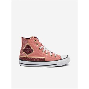 Ružové dámske vzorované členkové tenisky Converse Chuck Taylor All Star Garden vyobraziť