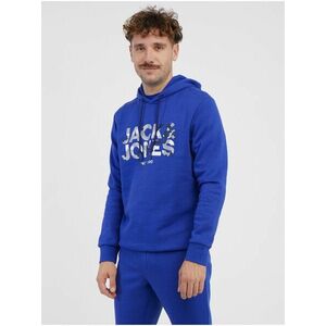 Tmavomodrá pánska mikina s kapucňou Jack & Jones James vyobraziť