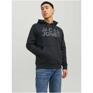 Čierna pánska mikina s kapucňou Jack & Jones Corp vyobraziť