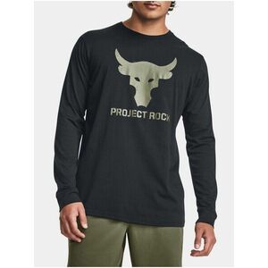 Čierne pánske tričko Under Armour Project Rock Brahma Bull LS vyobraziť