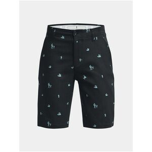 Čierne chlapčenské športové vzorované kraťasy Under Armour Printed vyobraziť