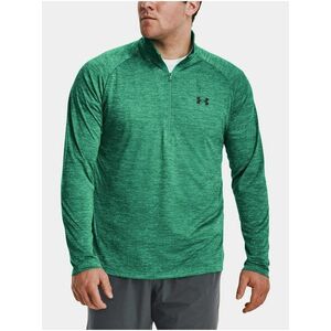 Zelené športové tričko Under Armour UA Tech 2.0 1/2 Zip vyobraziť