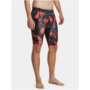 Modro-červené pánske vzorované športové kraťasy Under Armour UA HG Prtd Long Shorts vyobraziť