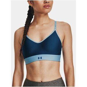 Modrá dámska športová podprsenka Under Armour Infinity Covered Low vyobraziť