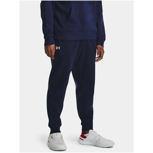 Tmavomodré tepláky Under Armour UA Rival Fleece Joggers vyobraziť